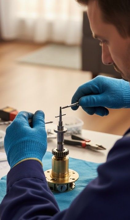 Serrurier saint andré qui répare une serrure